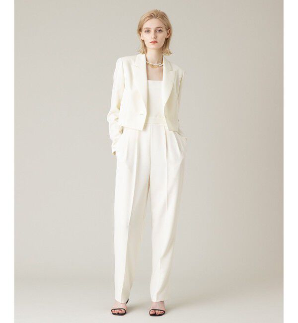 LOULOU WILLOUGHBY「【LOULOU WILLOUGHBY】ルマーノツイルショートジャケット」|テーラードジャケット|