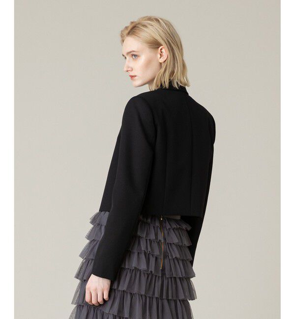 LOULOU WILLOUGHBY「【LOULOU WILLOUGHBY】ルマーノツイルショートジャケット」|テーラードジャケット|