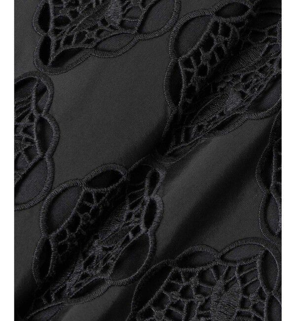 LOULOU WILLOUGHBY「【LOULOU WILLOUGHBY】タフタシシュウタイトスカート」|タイト|