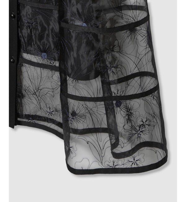 LOULOU WILLOUGHBY「【LOULOU WILLOUGHBY】オーガンジーフラワー刺繍ワンピース」|ワンピース|