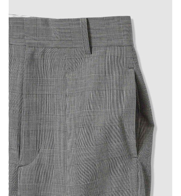 allureville「ディープタックチェックパンツ」|チノ|