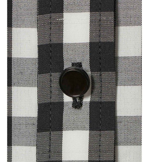 LOULOU WILLOUGHBY「【LOULOU WILLOUGHBY】スラブギンガムシャツワンピース」|ワンピース|