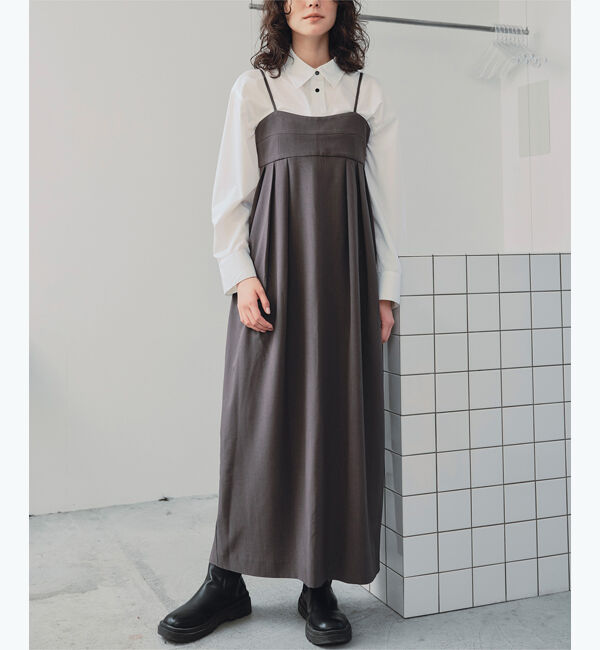 titivate「ロングスリーブクロップドポケットシャツ」|シャツ・ブラウス|