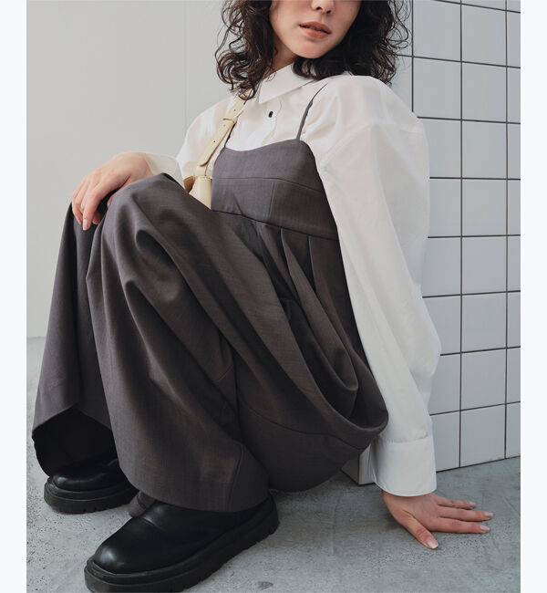 titivate「ロングスリーブクロップドポケットシャツ」|シャツ・ブラウス|