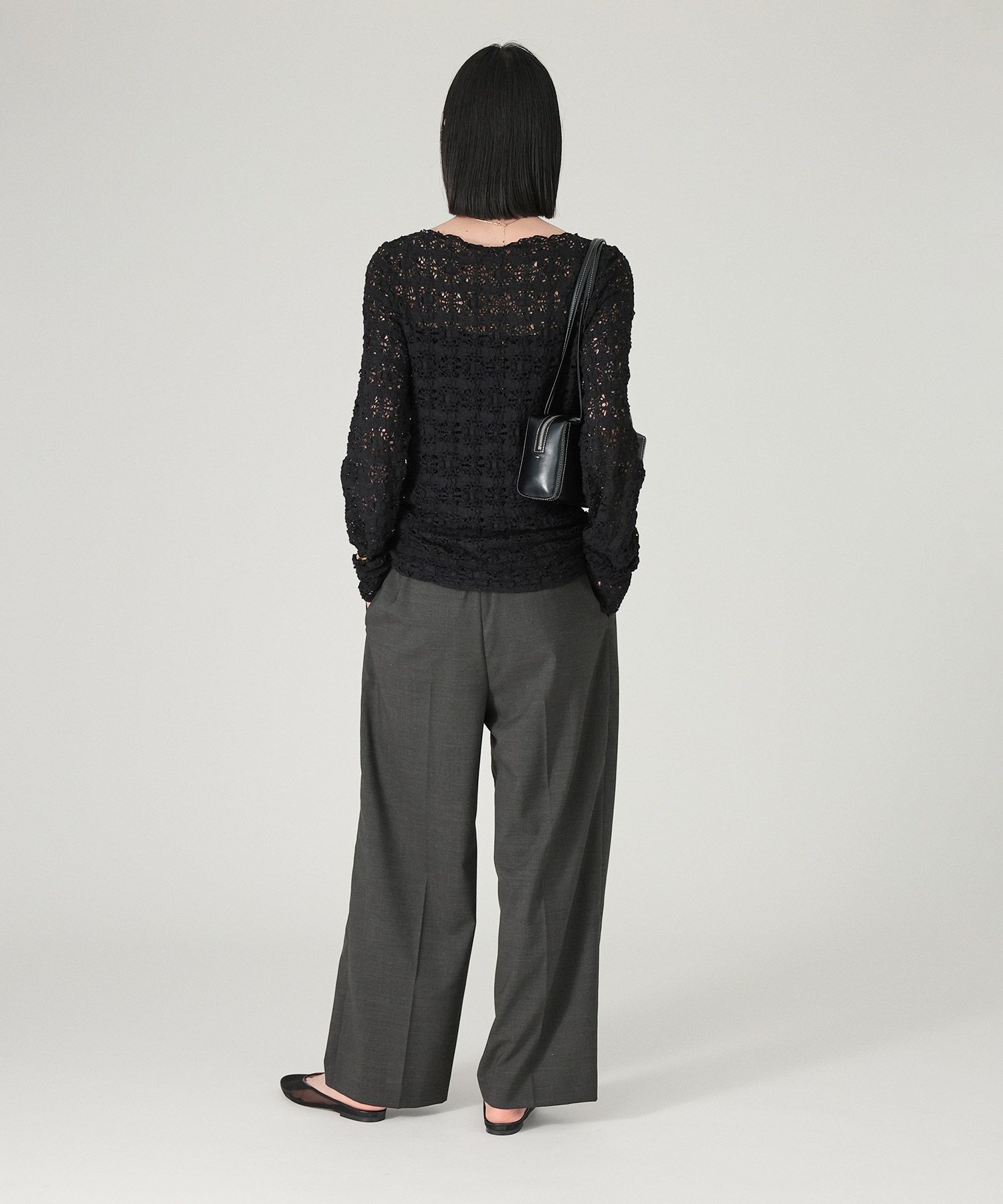 BABYLONE「ストレッチレースプルオーバー」|Tシャツ・カットソー|