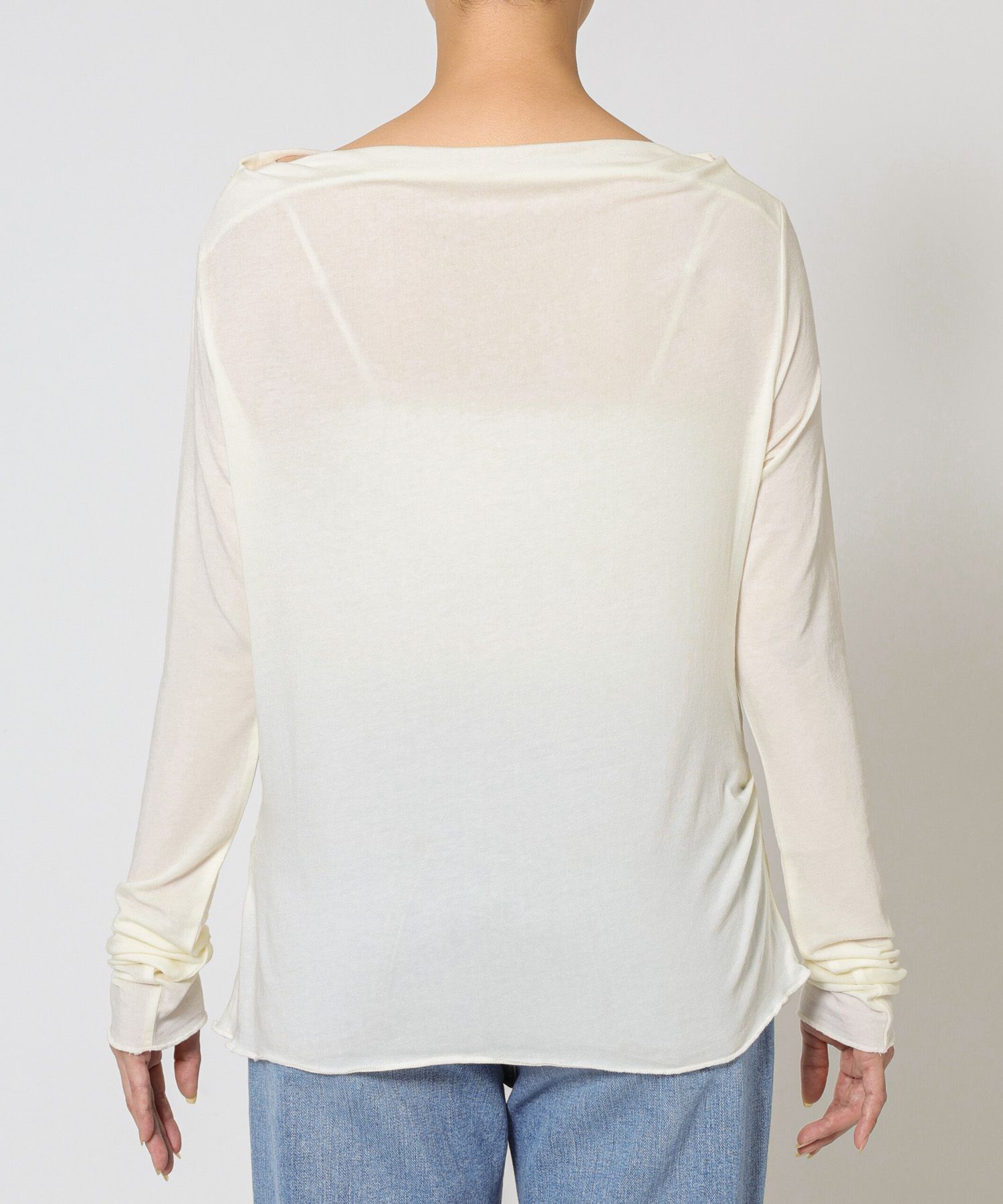 BABYLONE「【手洗い可】ギャザーベアテンカットソー」|Tシャツ・カットソー|