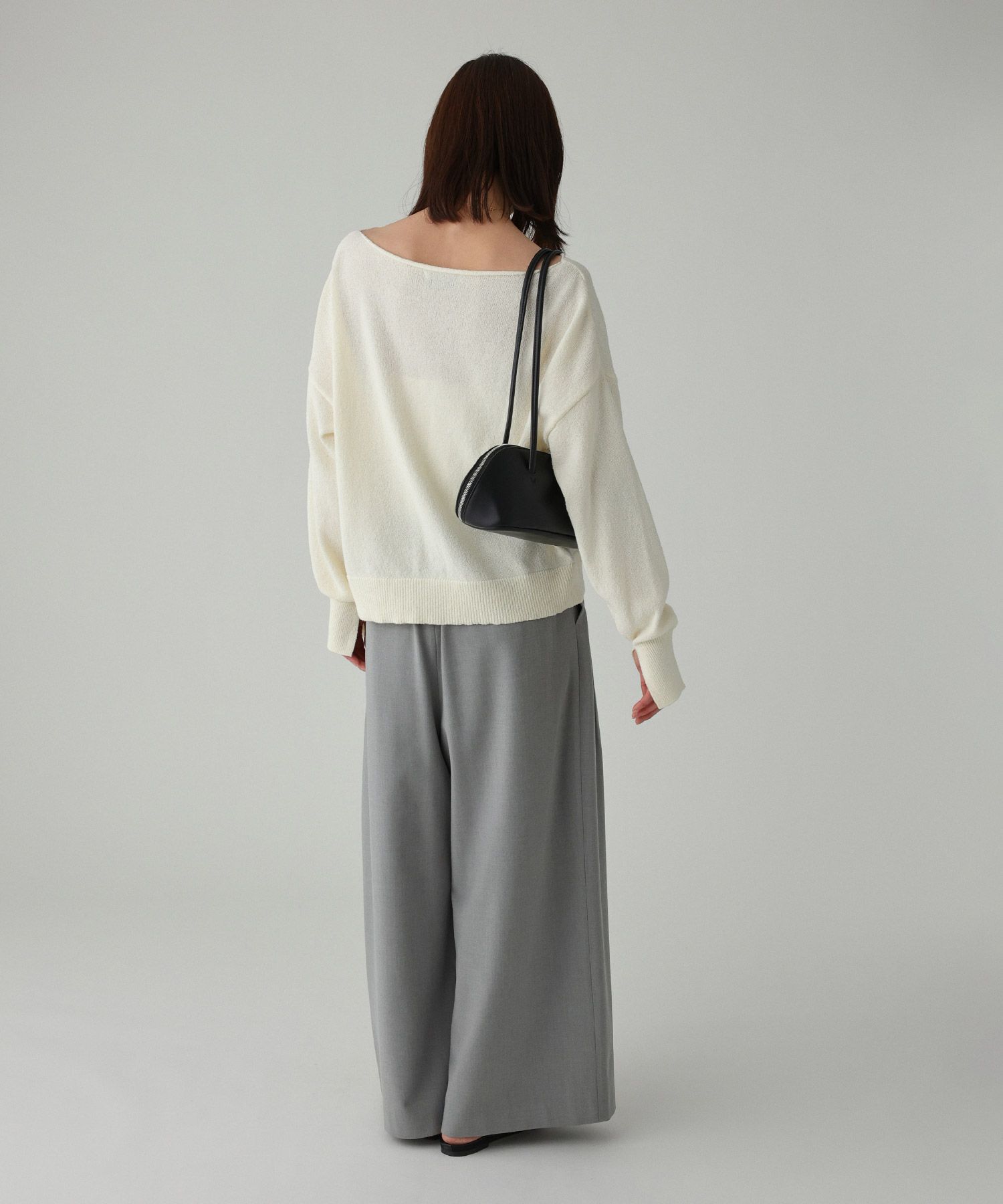 BABYLONE「ブークレボートネックプルオーバー」|ニット・セーター|