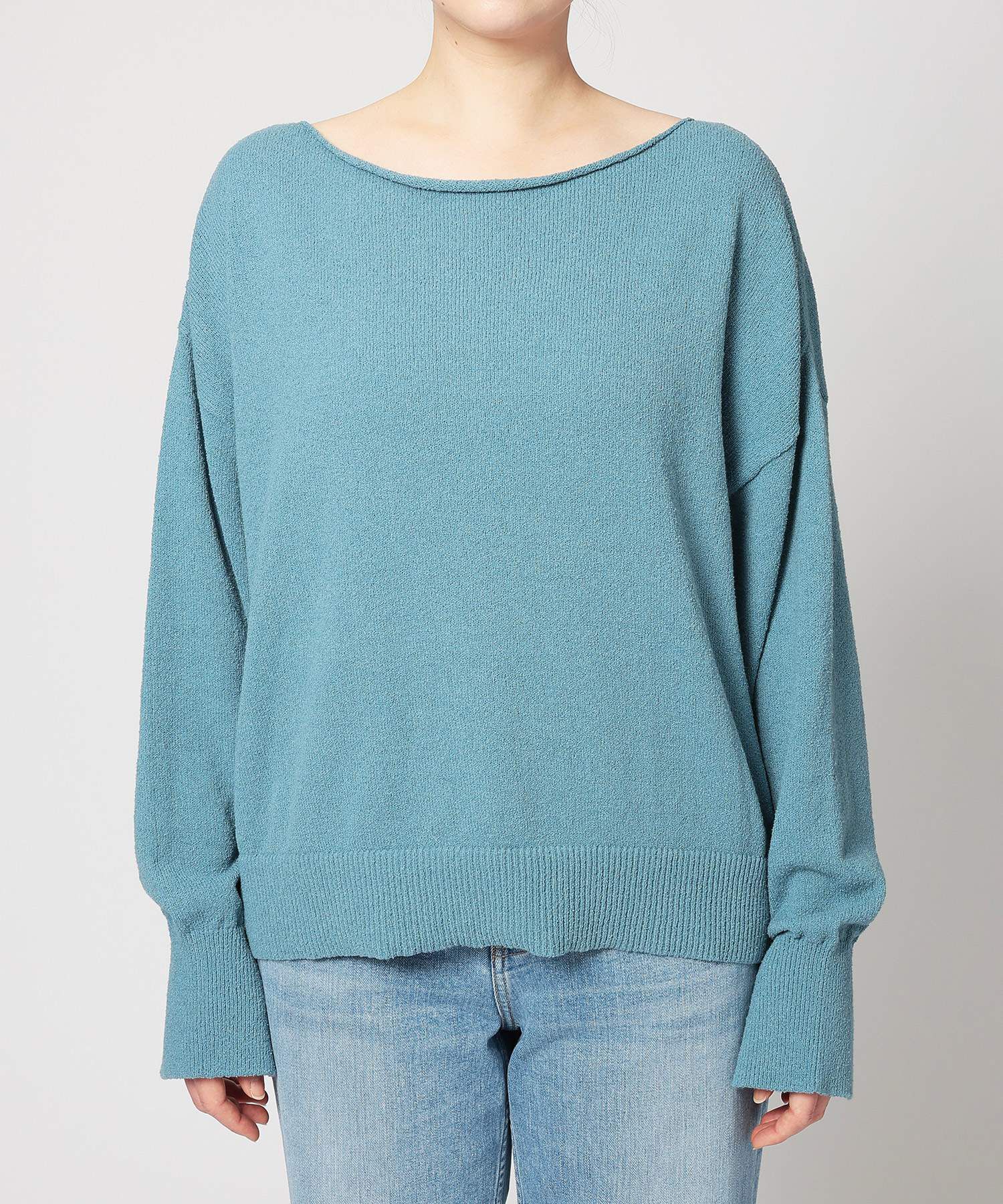 BABYLONE「ブークレボートネックプルオーバー」|ニット・セーター|