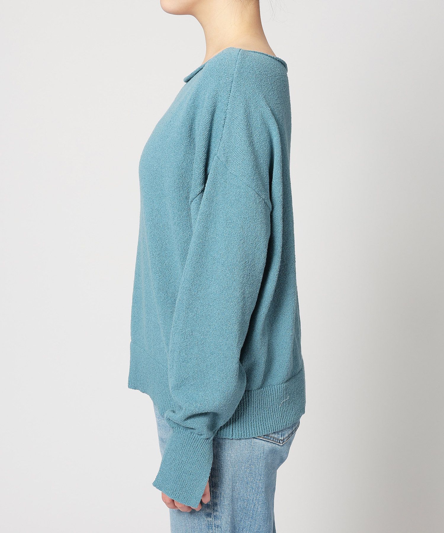 BABYLONE「ブークレボートネックプルオーバー」|ニット・セーター|