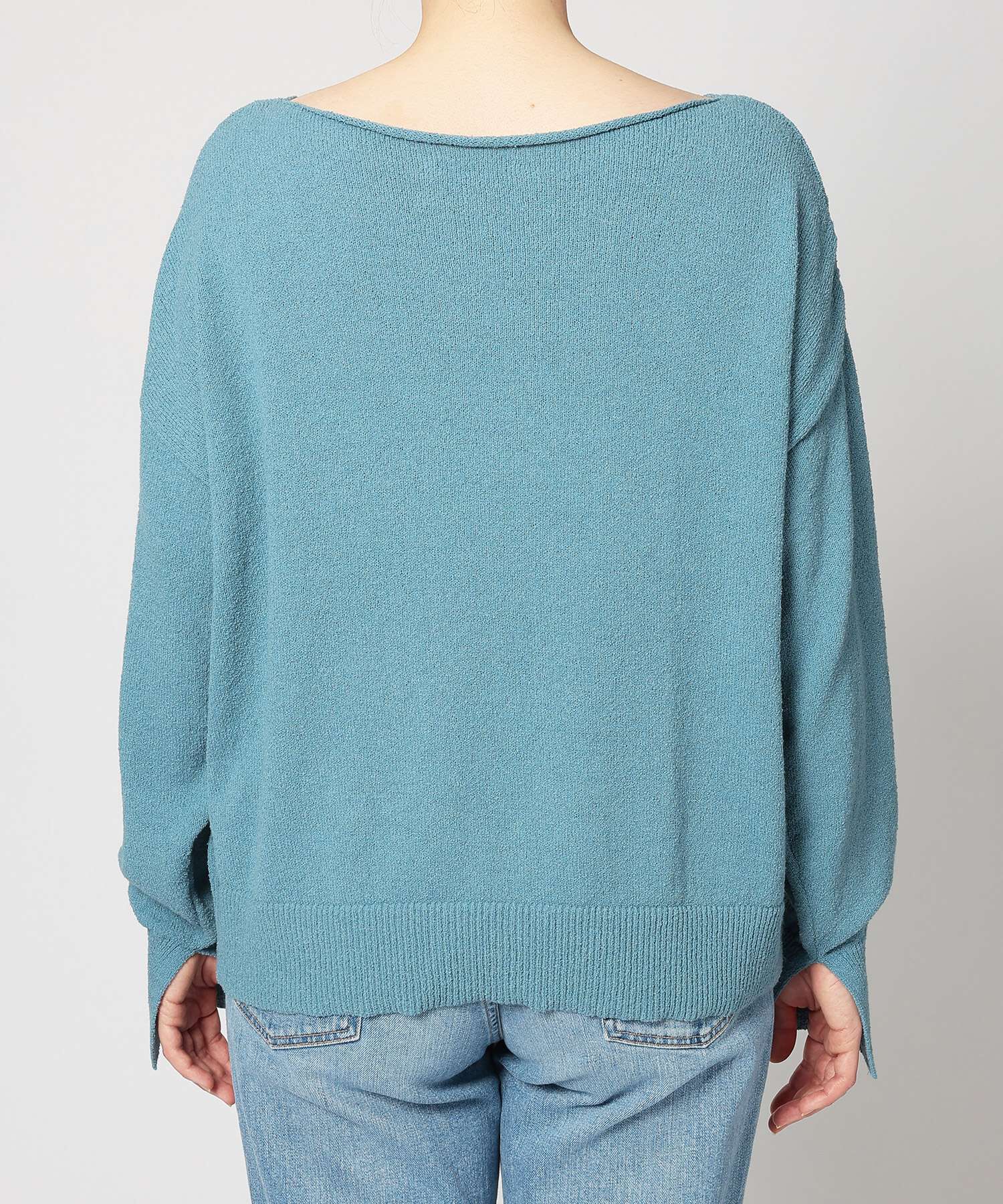 BABYLONE「ブークレボートネックプルオーバー」|ニット・セーター|