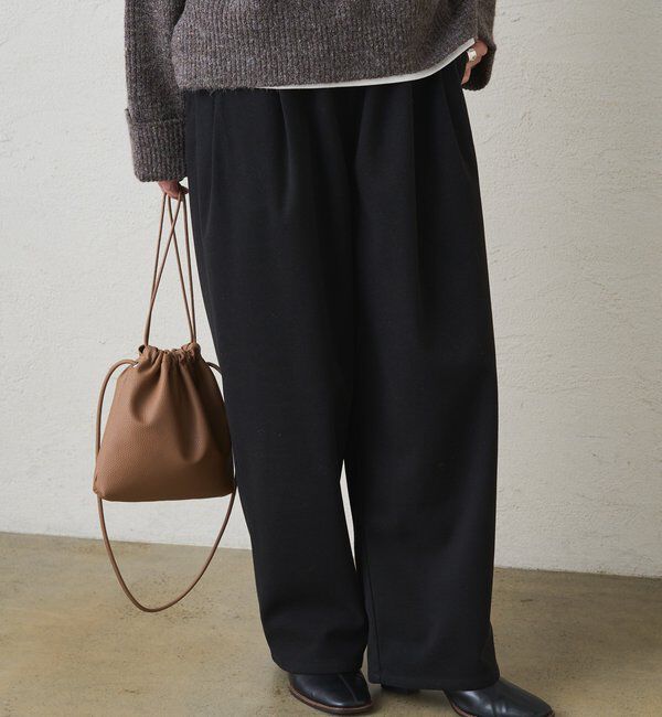  「ストレッチ起毛コクーンパンツ」|その他|