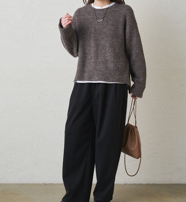  「ストレッチ起毛コクーンパンツ」|その他|