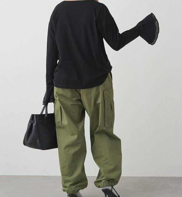  「布帛フレアカフカットソー」|Tシャツ・カットソー|