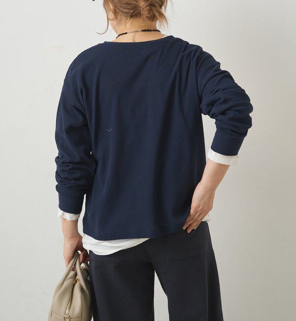  「前後2WAYシアーワッフルカットソー」|Tシャツ・カットソー|