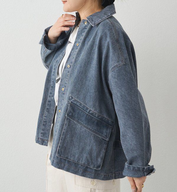  「カツラギカバーオールジャケット」|デニムジャケット|