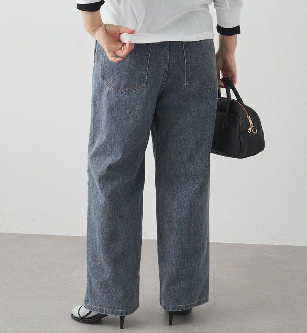  「カツラギワイドストレートパンツ」|デニム|
