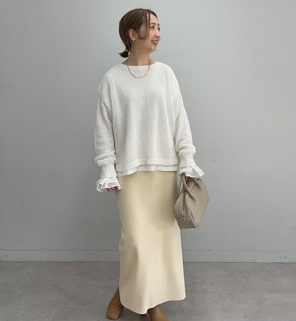  「【＠sein___000企画】メッシュ編みニットプルオーバー」|ニット・セーター|