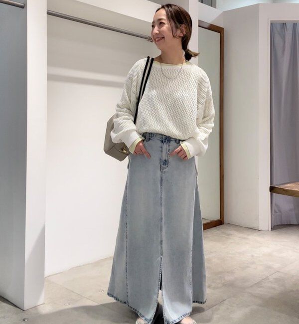  「【＠sein___000企画】メッシュ編みニットプルオーバー」|ニット・セーター|