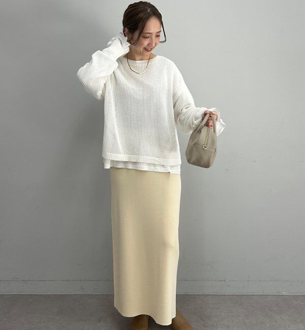  「【＠sein___000企画】メッシュ編みニットプルオーバー」|ニット・セーター|