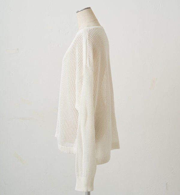  「【＠sein___000企画】メッシュ編みニットプルオーバー」|ニット・セーター|