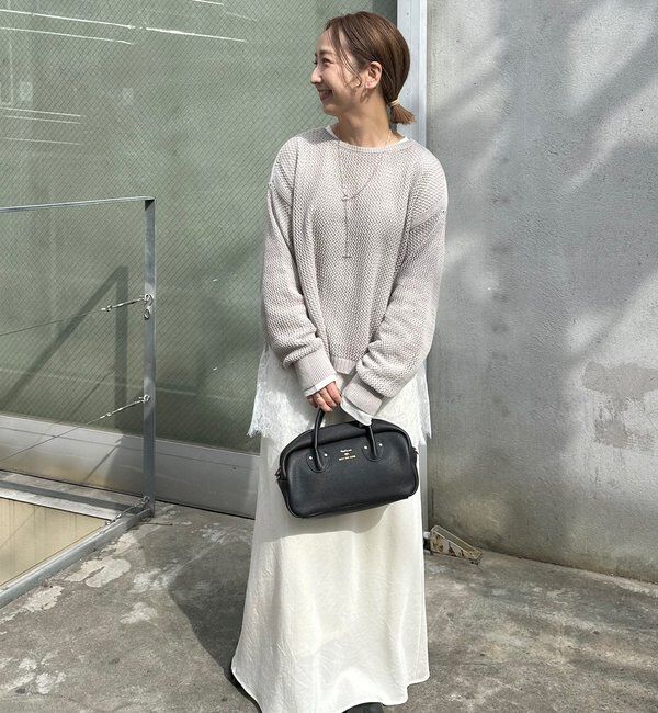  「【＠sein___000企画】メッシュ編みニットプルオーバー」|ニット・セーター|