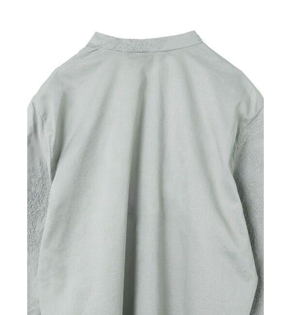 mizuiro ind「mizuiro ind レースシノワズリシャツ」|シャツ・ブラウス|