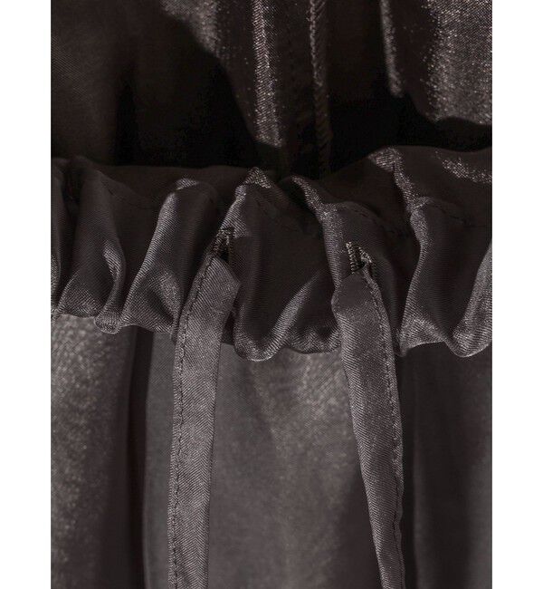 MIDIUMISOLID「MIDIUMISOLID for Ladies シアーロングバルーンスカート」|スカート|