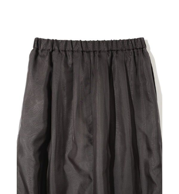 MIDIUMISOLID「MIDIUMISOLID for Ladies シアーロングバルーンスカート」|スカート|