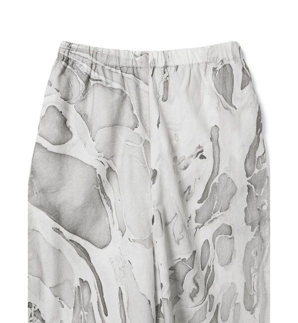 mizuiro ind「mizuiro ind マーブルプリントキュロットパンツ」|その他|