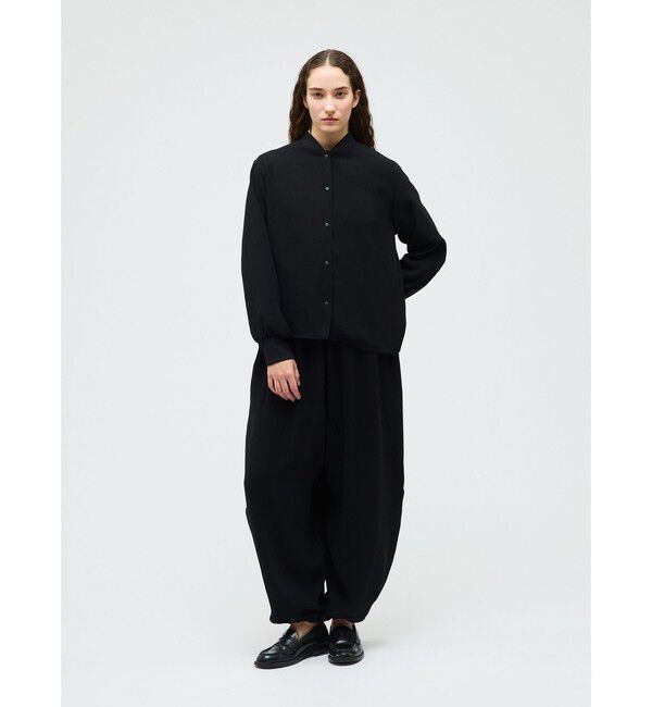 mizuiro ind「mizuiro ind ブルゾンライクシャツ」|シャツ・ブラウス|