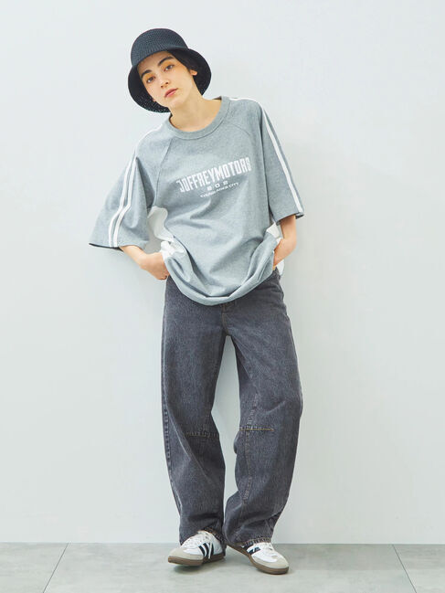 SM2「配色ラインロゴプリントオーバーTシャツ」|Tシャツ・カットソー|