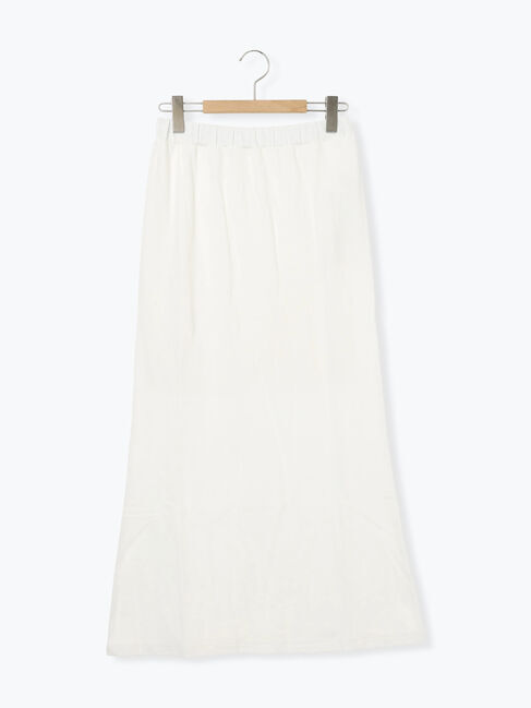 Samansa Mos2「スラブベア天ナロースカート」|スカート|オフホワイト