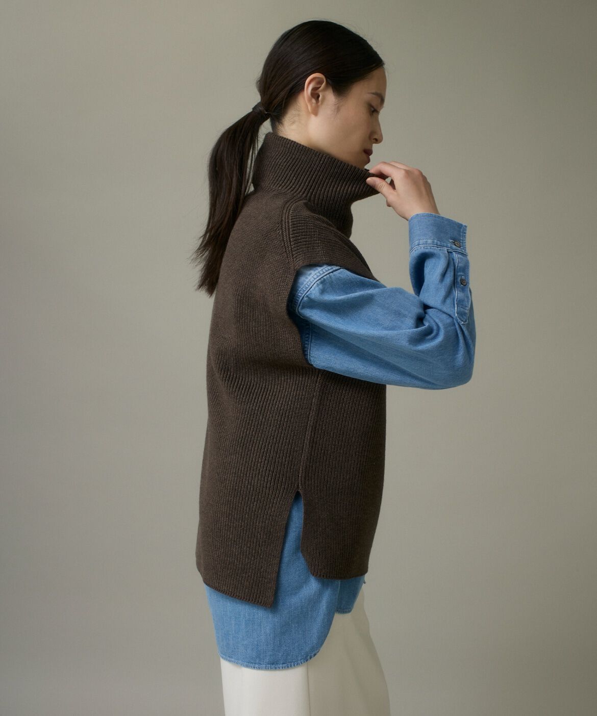 DAY by DAY it&rsquo;s international「ハーフジップニットジレ」|ニット・セーター|