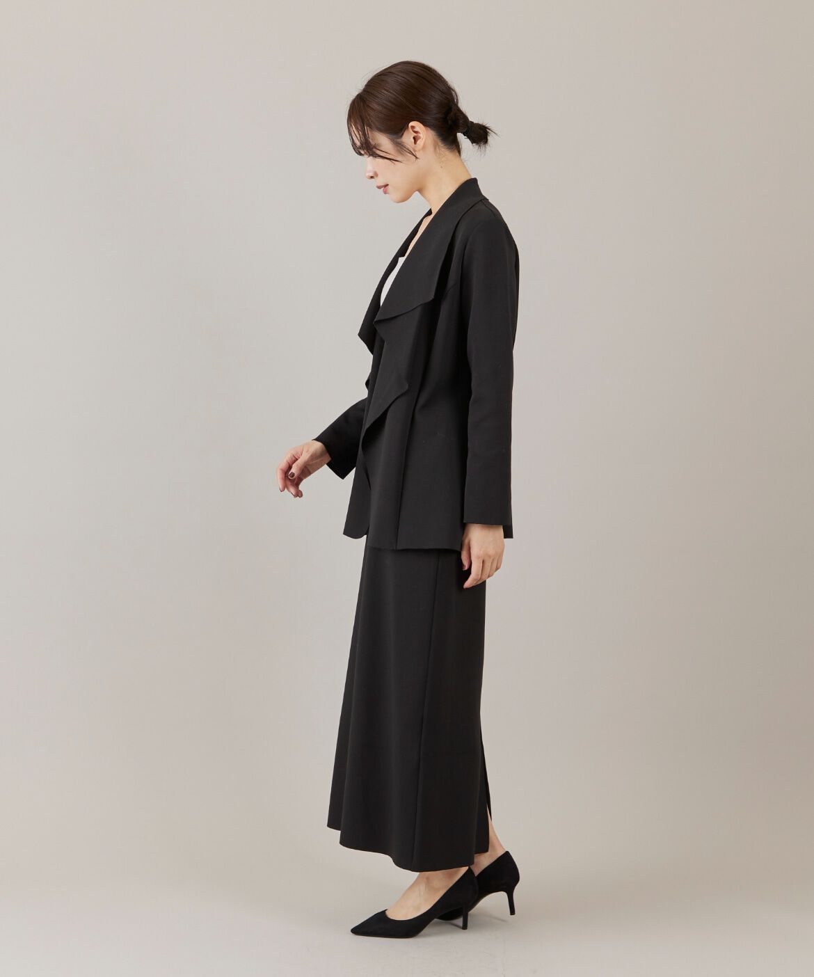 ef-de Black「ダンボールニットロングジャケット」|その他|