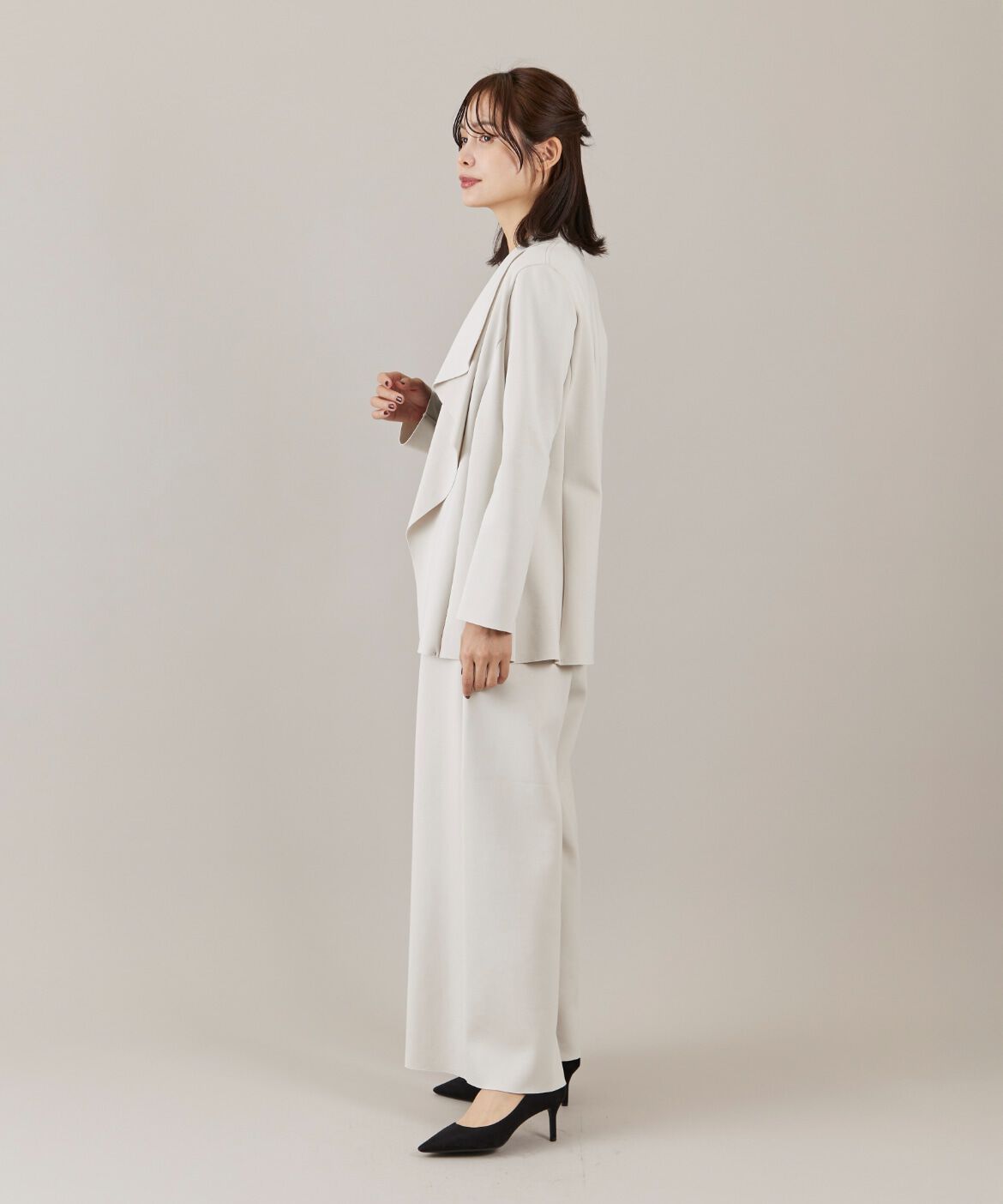 ef-de Black「ダンボールニットロングジャケット」|その他|