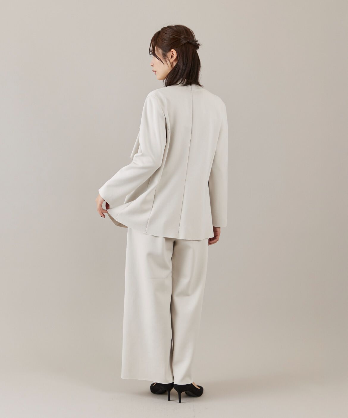 ef-de Black「ダンボールニットロングジャケット」|その他|