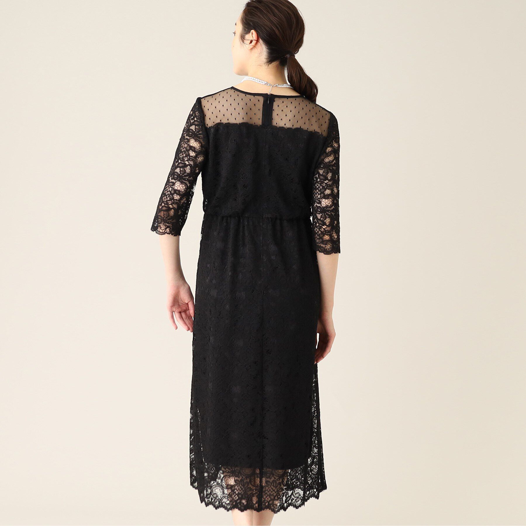 UNTITLED「エレガンレースワンピース」|ワンピース|