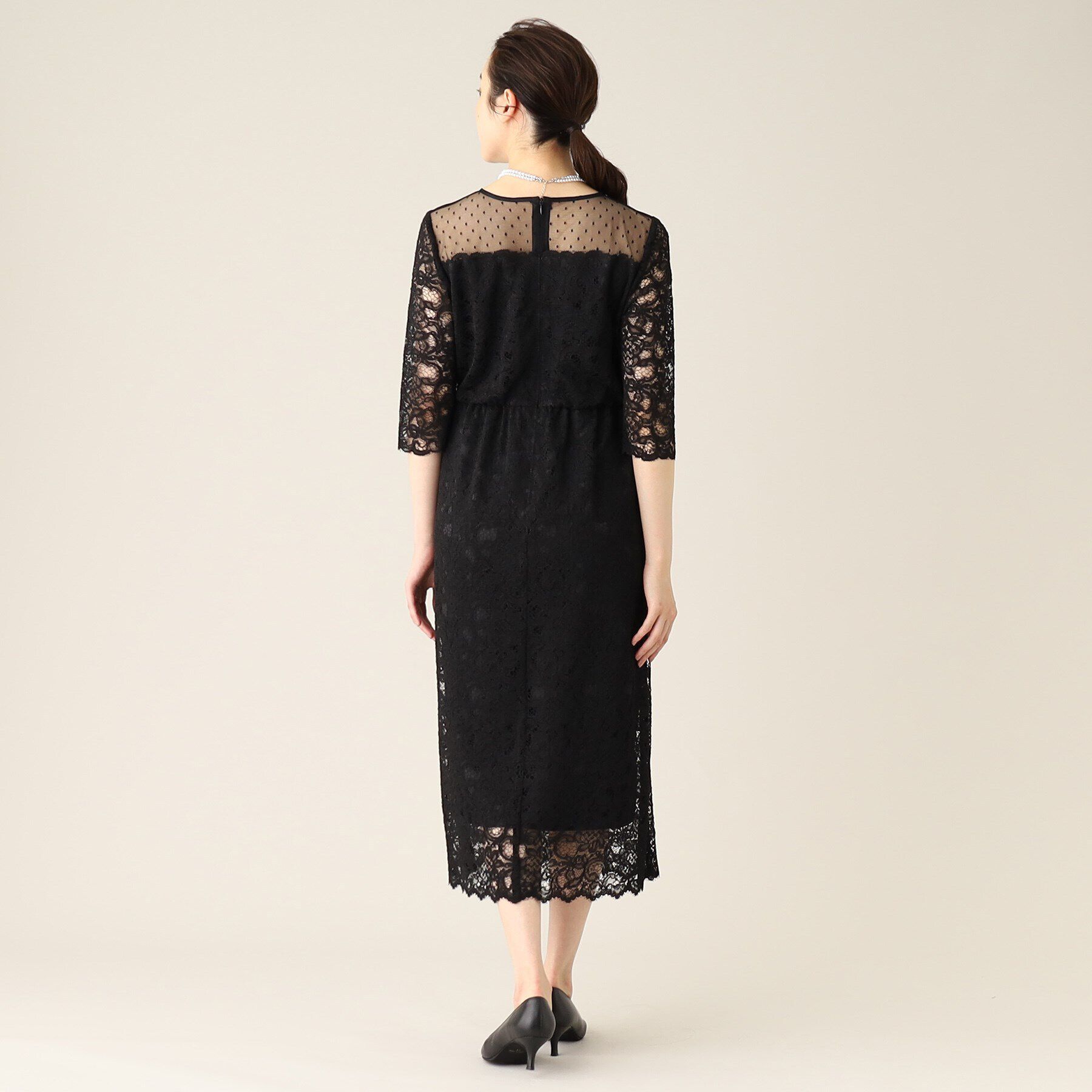 UNTITLED「エレガンレースワンピース」|ワンピース|