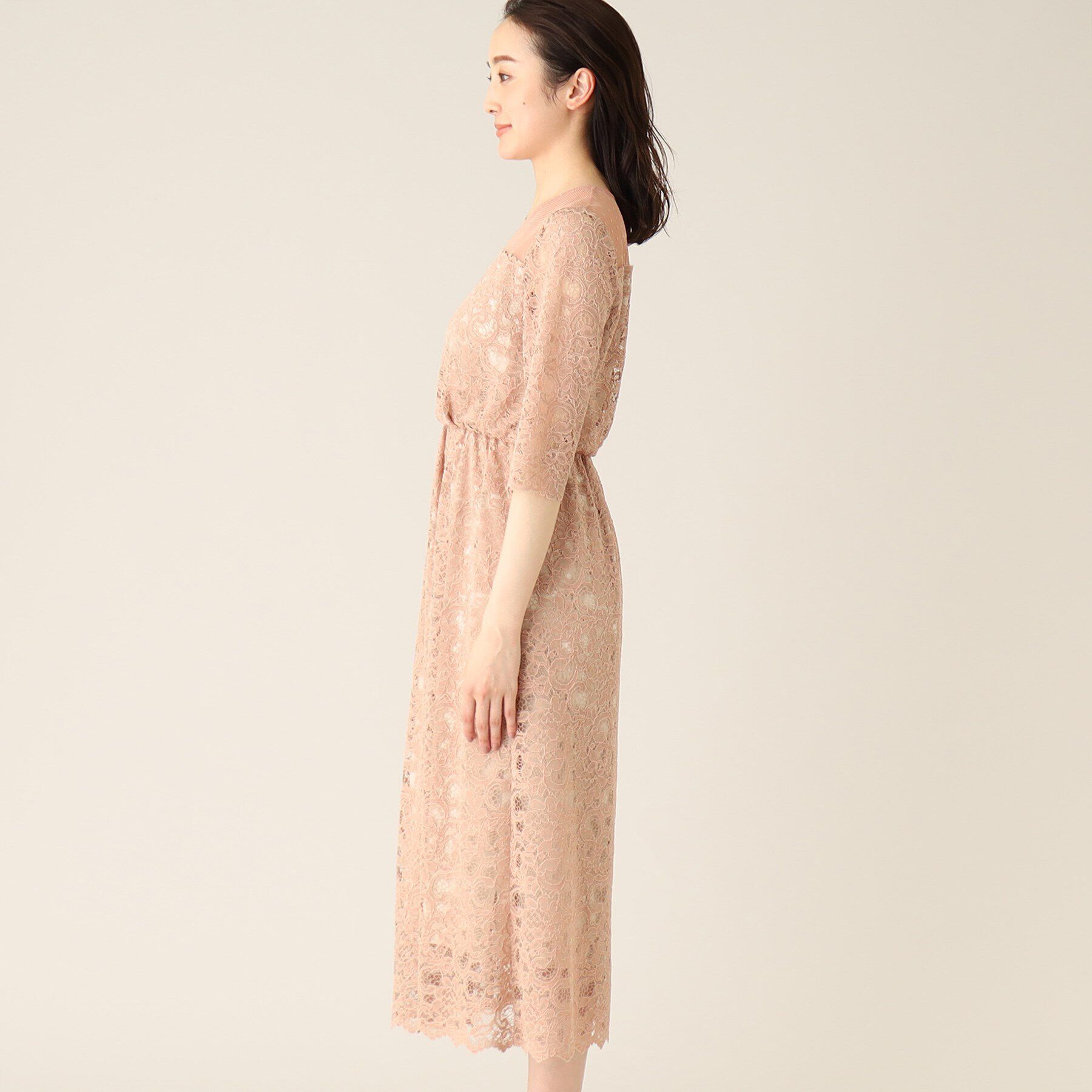UNTITLED「エレガンレースワンピース」|ワンピース|