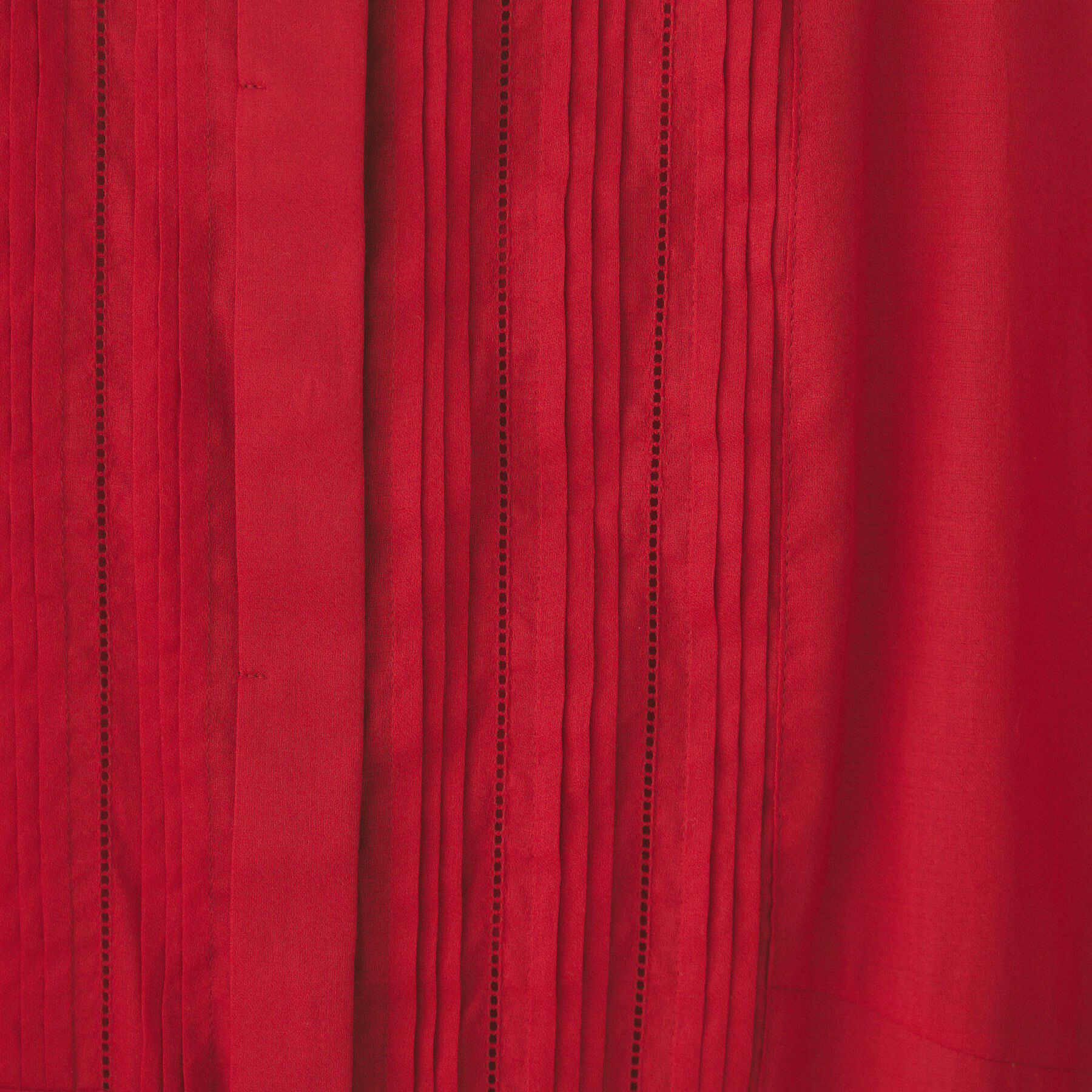 UNTITLED「【シアー/前開き/夏ワンピ】コットンピンタックワンピース」|ワンピース|