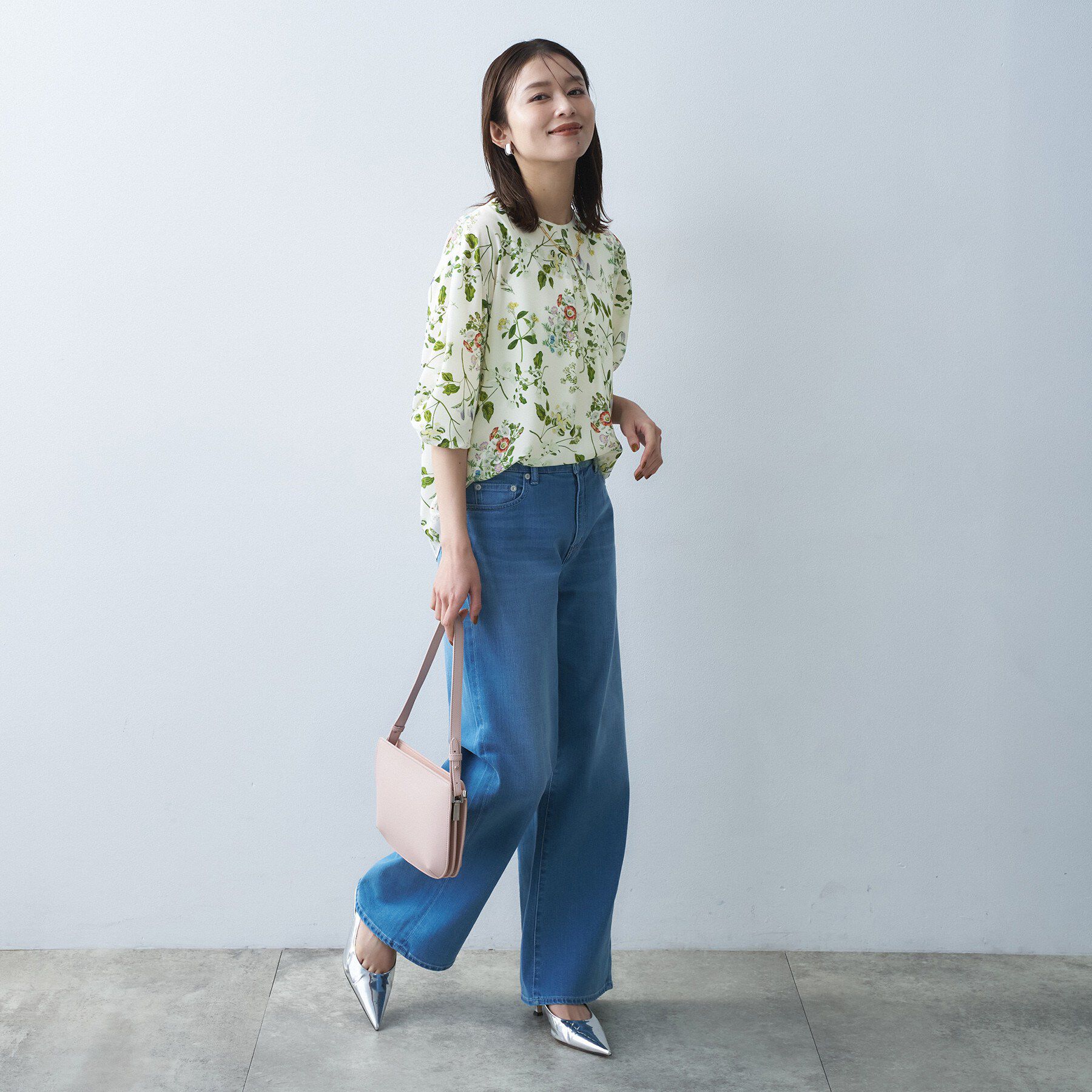 UNTITLED「ボタニカルブラウス」|シャツ・ブラウス|