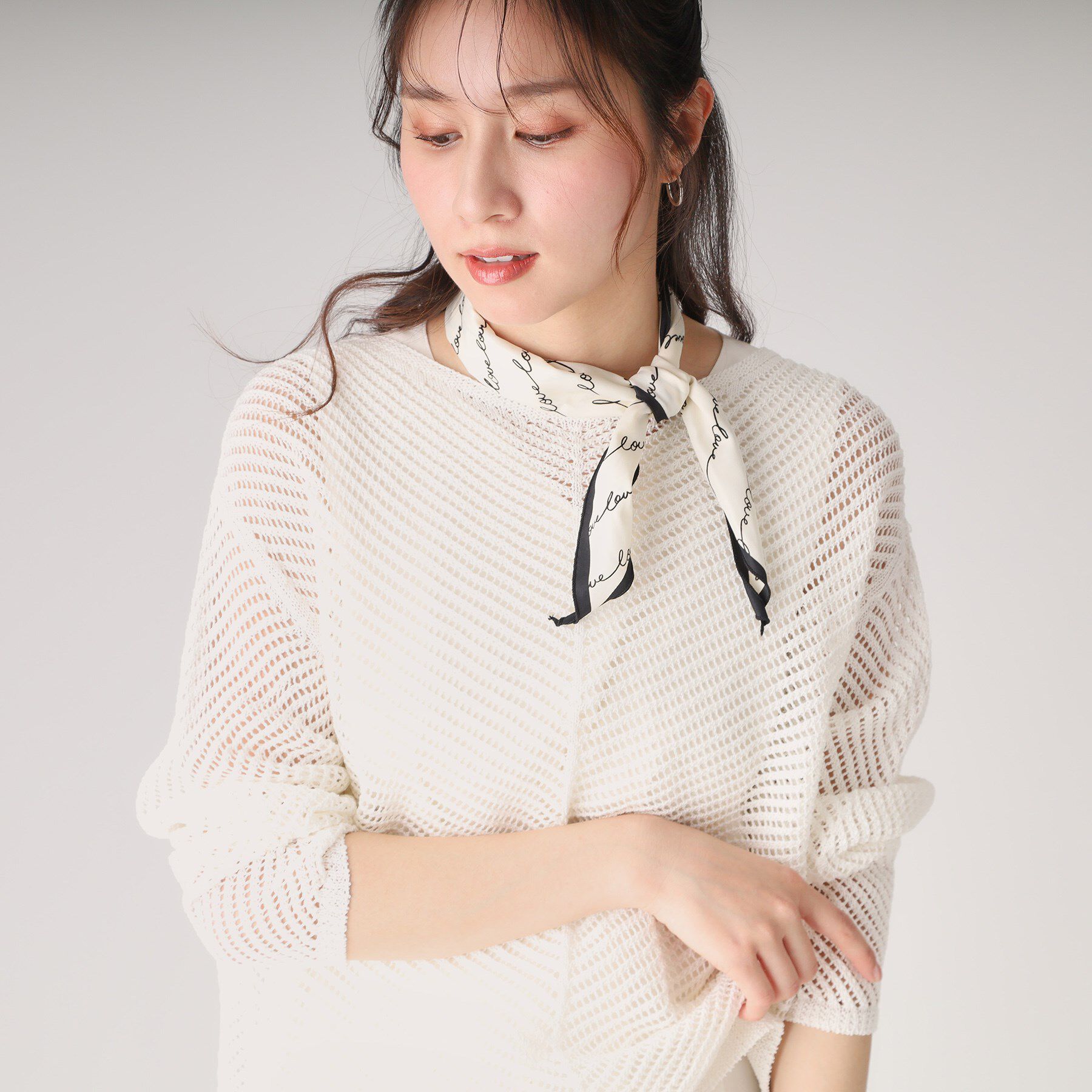 COUP DE CHANCE「【洗える／日本製】和紙混ニットプルオーバー」|ニット・セーター|