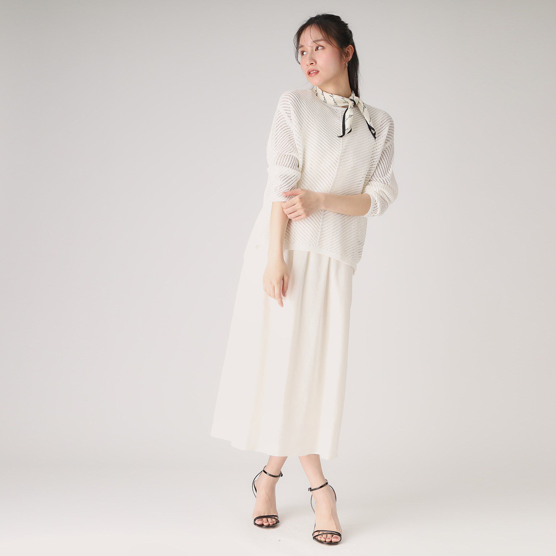 COUP DE CHANCE「【洗える／日本製】和紙混ニットプルオーバー」|ニット・セーター|