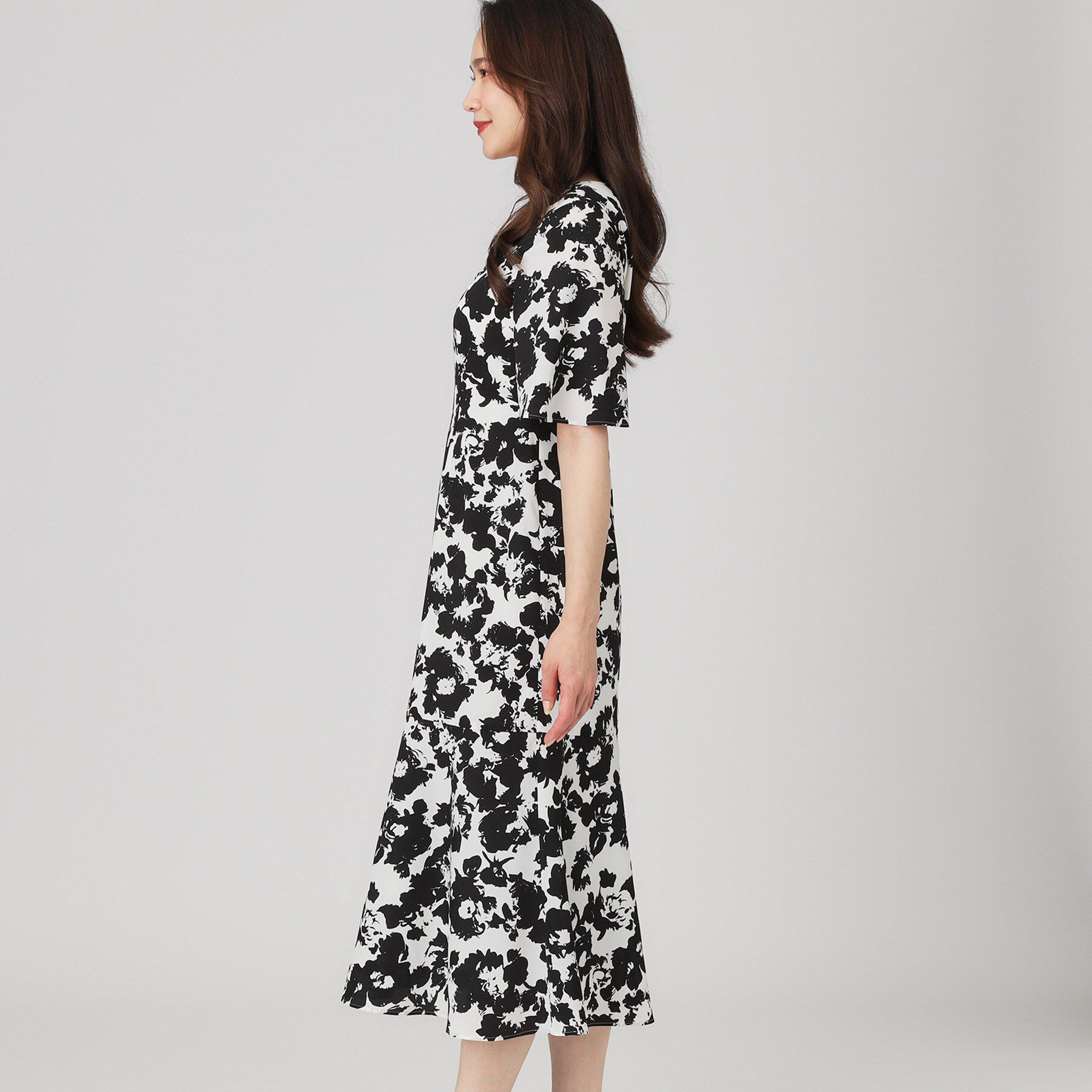 COUP DE CHANCE「【手洗い可／日本製】花柄ワンピース」|ワンピース|