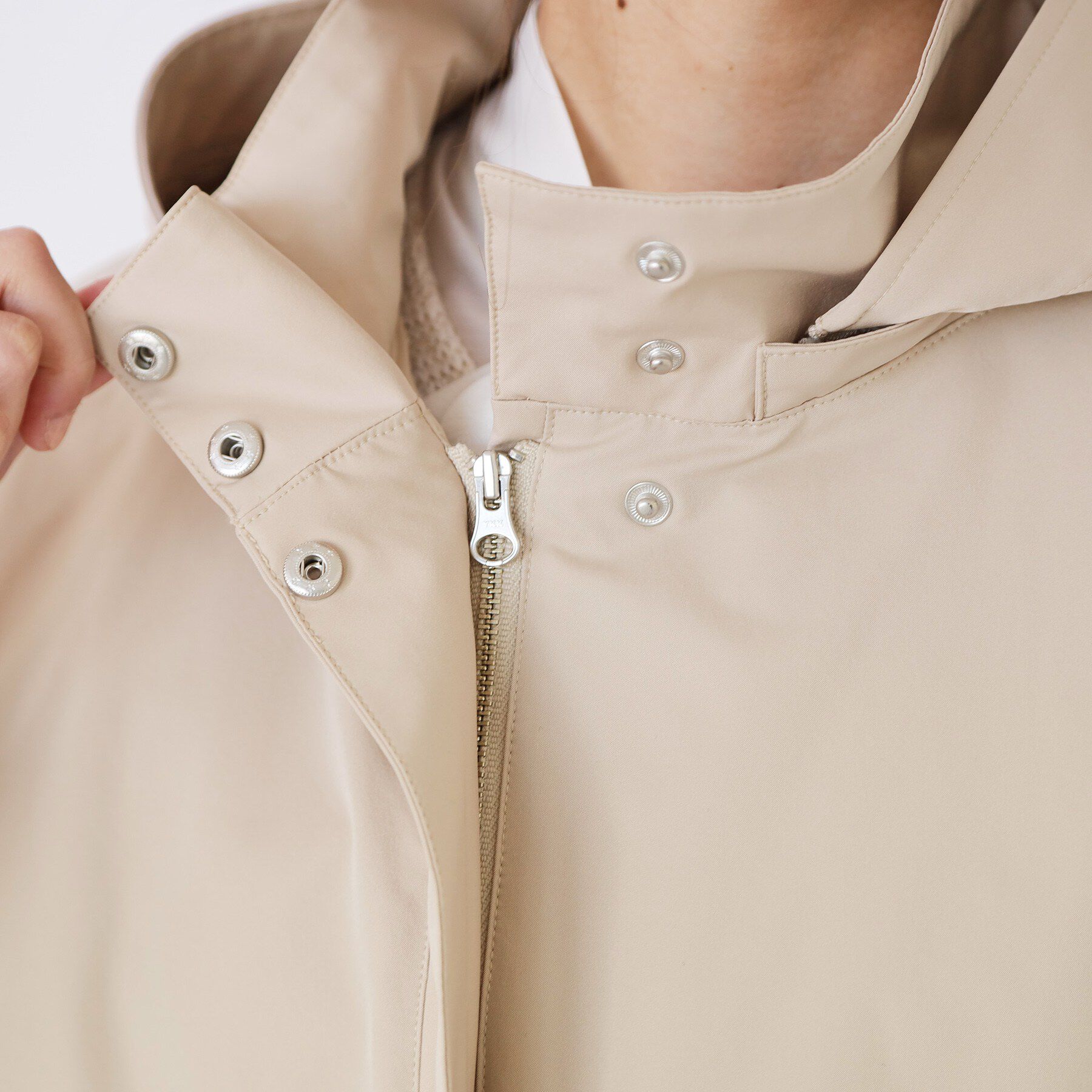 COUP DE CHANCE「【手洗い可／裏地なし／袖プッシュアップ可／フード取外し可】マウンテンパーカー」|ブルゾン・スタジャン|