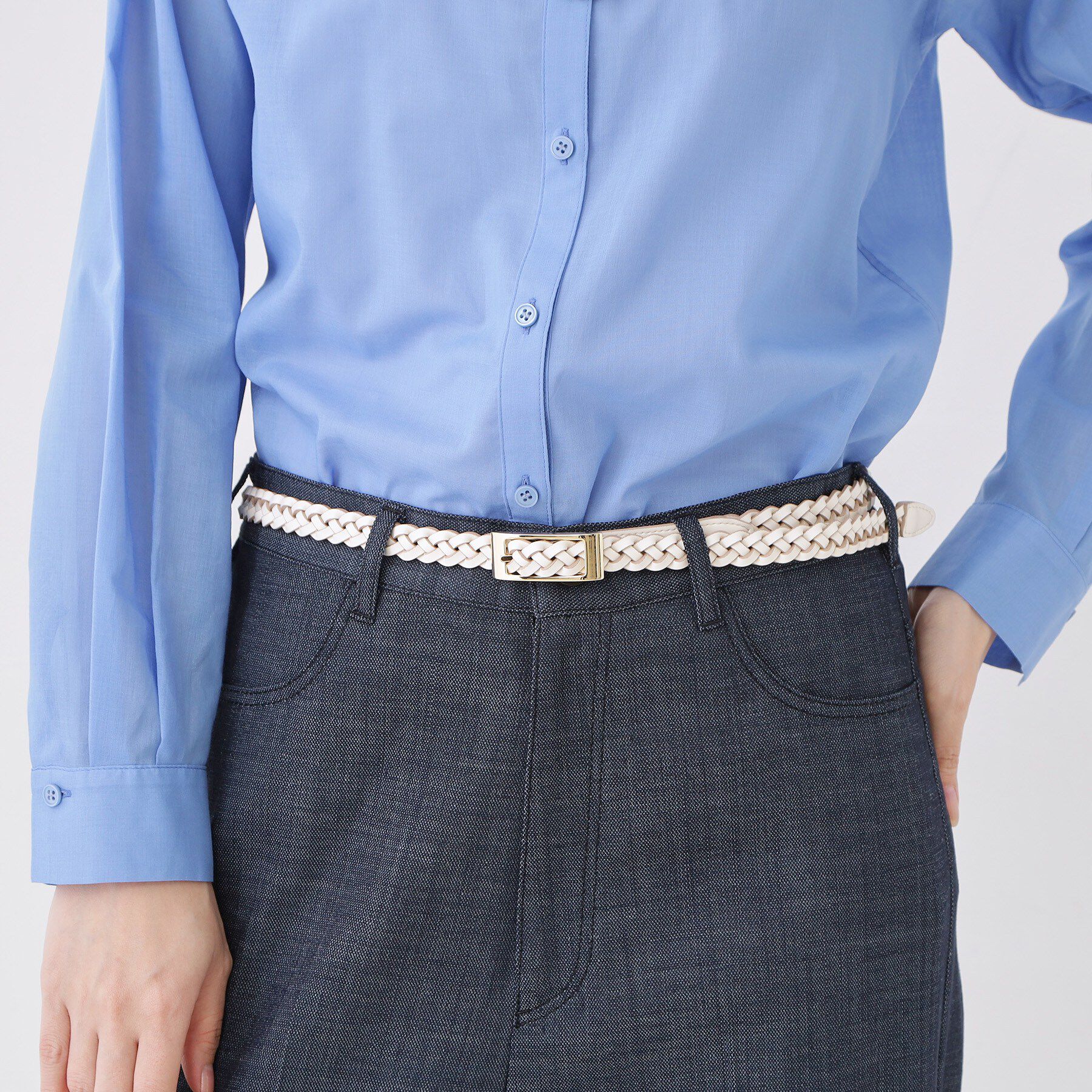 COUP DE CHANCE「リバーシブル／メッシュベルト／日本製」|ベルト|