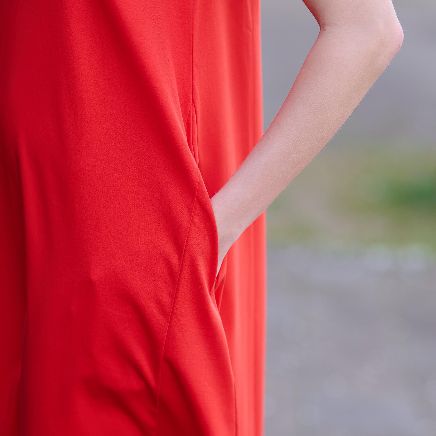 DRESSTERIOR「【ポケットあり/接触冷感/抗菌防臭/消臭】アイスクリアコットンワンピース」|ワンピース|