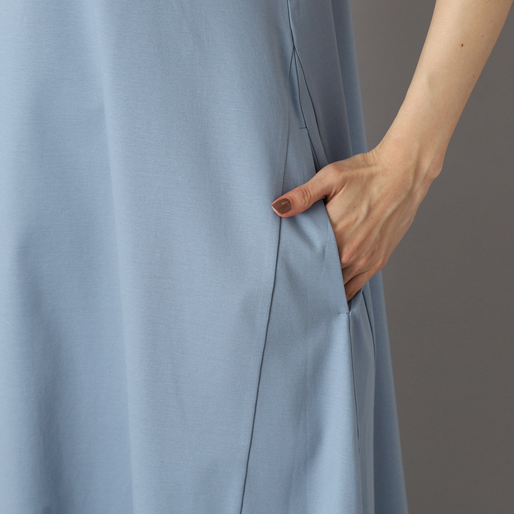 DRESSTERIOR「【ポケットあり/接触冷感/抗菌防臭/消臭】アイスクリアコットンワンピース」|ワンピース|