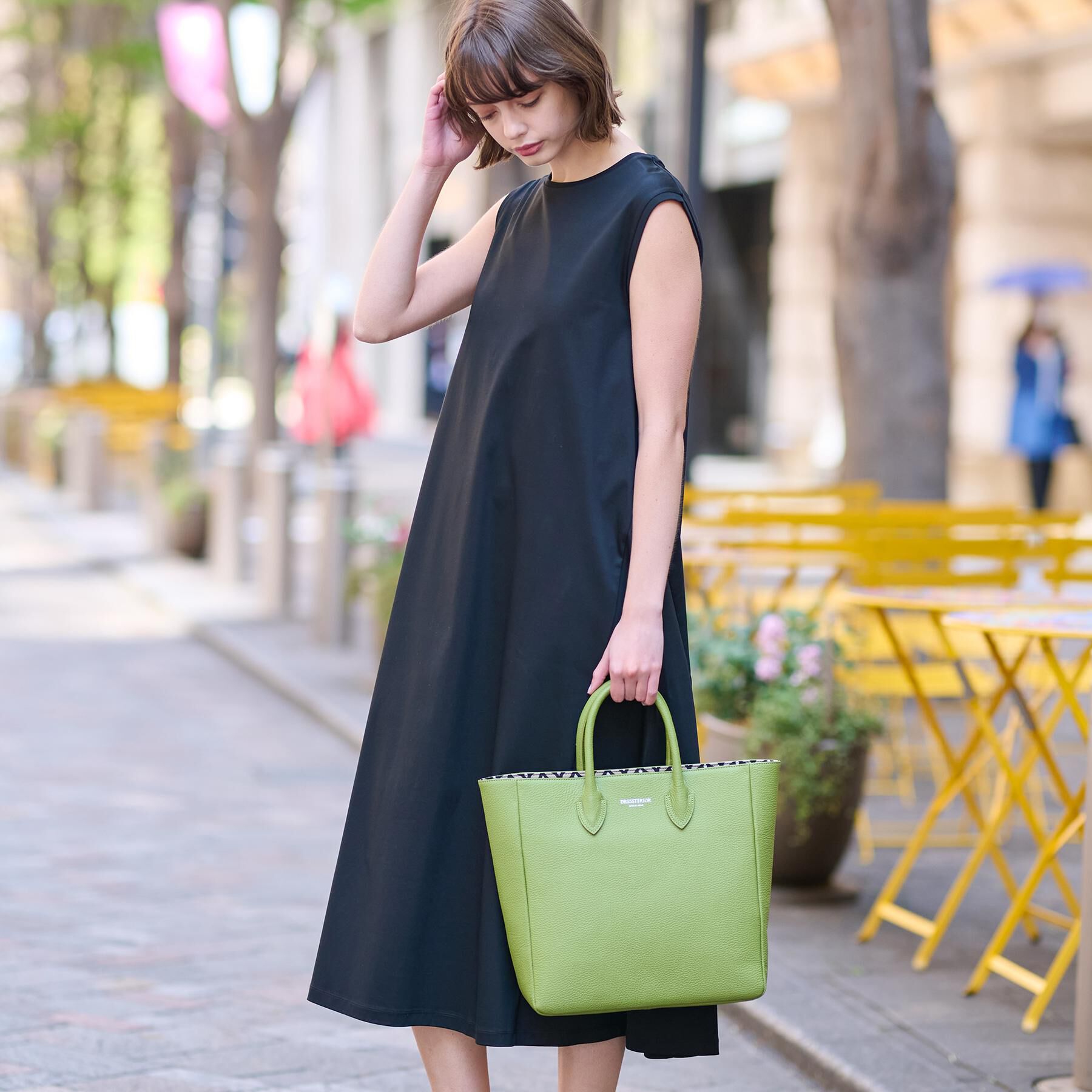 DRESSTERIOR「【ポケットあり/接触冷感/抗菌防臭/消臭】アイスクリアコットンワンピース」|ワンピース|