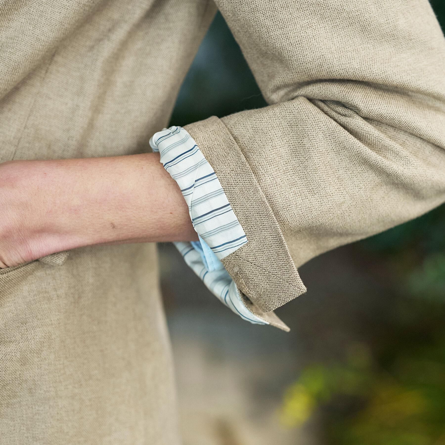 DRESSTERIOR「リネンブレンドWブレストジャケット」|テーラードジャケット|